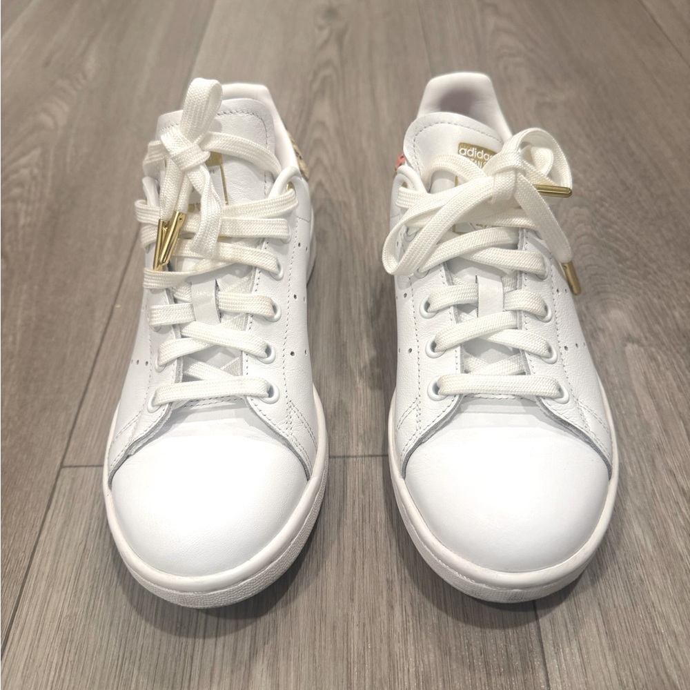 COPY - Adidas Women’s Stan Smith Floral Snake Skin Leather Sneaker. Size 6. Wor… - Picture 5 of 7